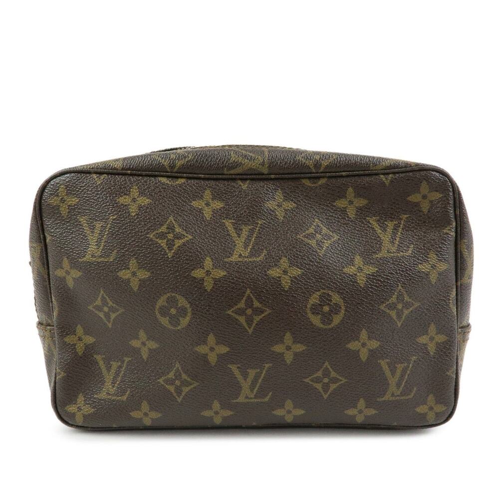 Louis Vuitton Monogram Trousse Toilette 23 Cosmetic Pouch Brown